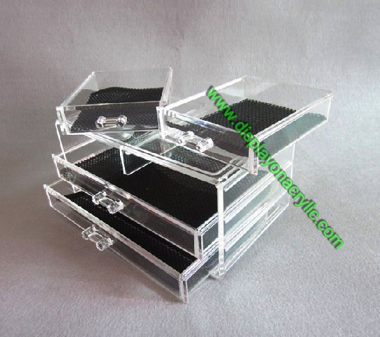 cosmetic organizer holder lucite 